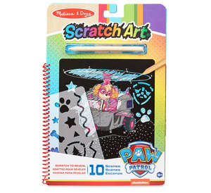 Wydrapywanka zdrapywanka z książką Psi Patrol Scratch Art Pad – Skye Melissa and Doug