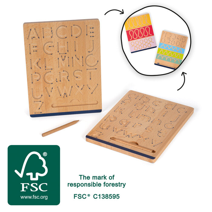 Dwustronne tablice do nauki pisania Small Foot