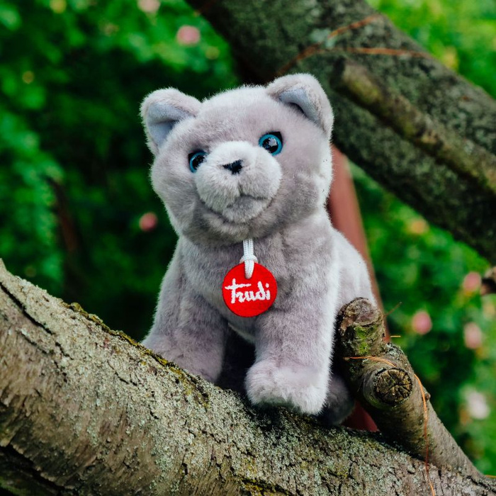 Maskotka dla dzieci Kotka szara Trudi