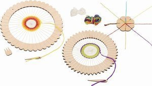 Zestaw kreatywny okrągłe krosno tkackie Goki 