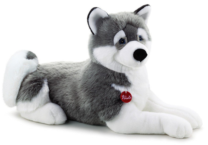Pluszak pies - husky Marcus, 80 cm
