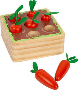 Drewniana gra w dopasowywanie kształtów Marchewka Small Foot