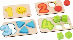 Edukacyjna układanka nauka liczenia Goki