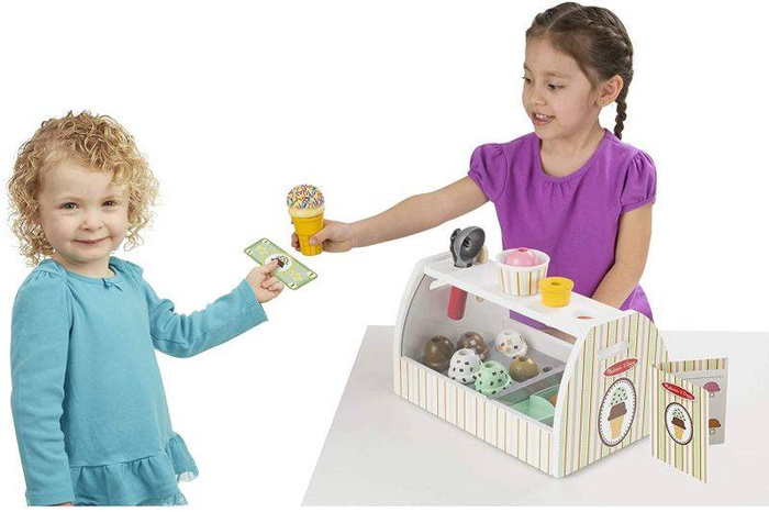 Drewniana Lodziarnia Scoop & Serve 28 el  Melissa & Doug