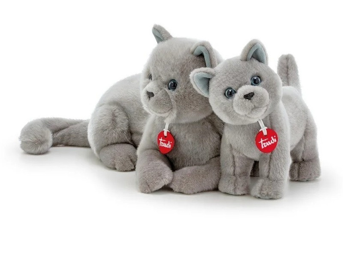 Maskotka dla dzieci Kotka szara Trudi