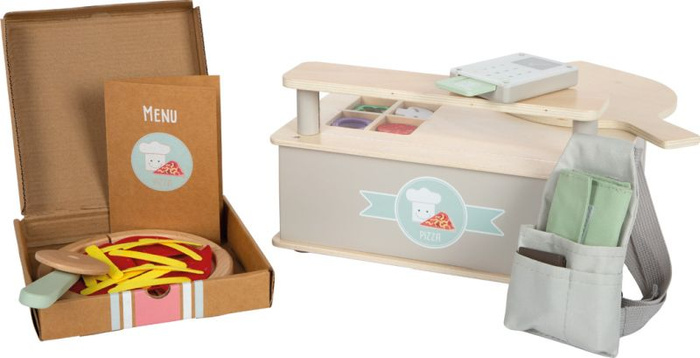 Drewniana pizzeria zabawki kuchenne dla dzieci Small Foot