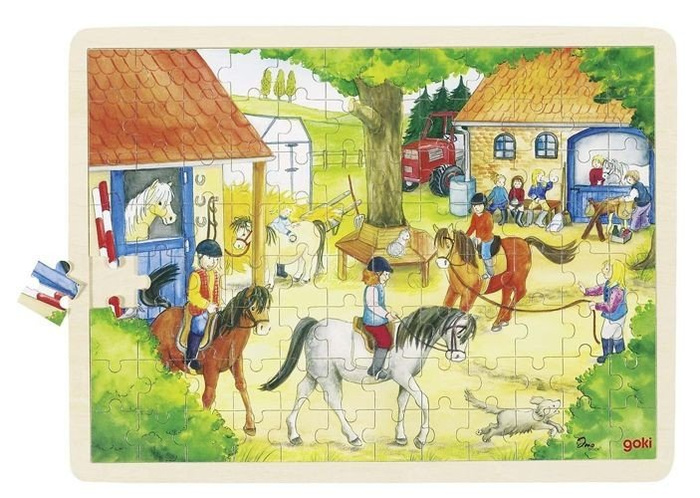 Puzzle, przejazd konny, 96 el. 