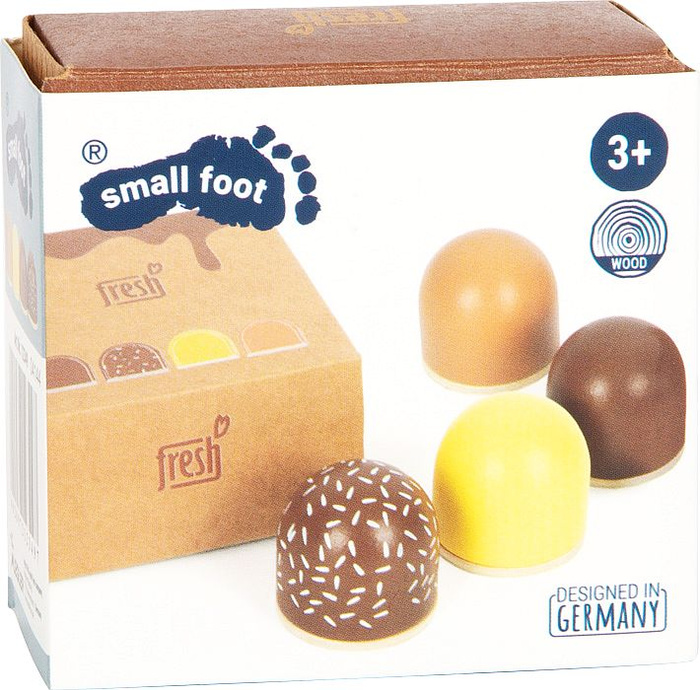 Drewniane pianki do zabawy w sklep Fresh Small Foot