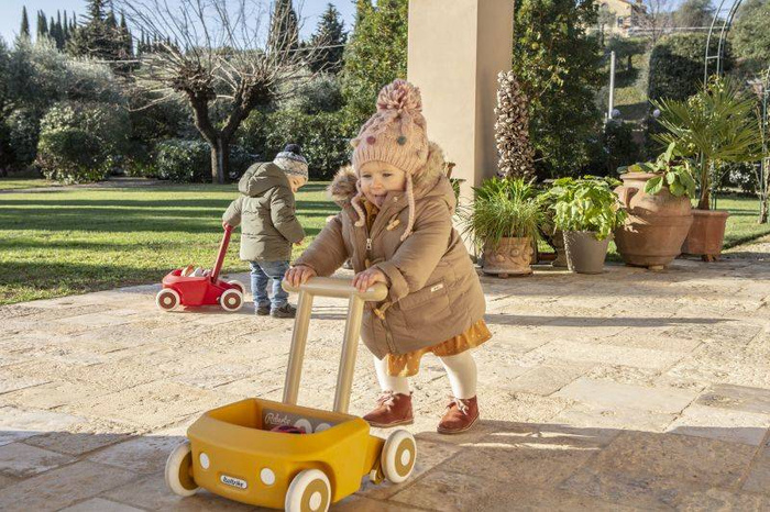 Chodzik dla dzieci żółty pchacz Roberto Mini Eolo Italtrike 
