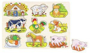 Układanka z dużymi elementami i efektami dźwiękowymi