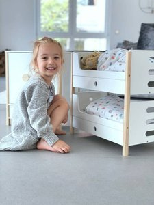 Łóżko piętrowe dla lalek Małe groszki Small Foot