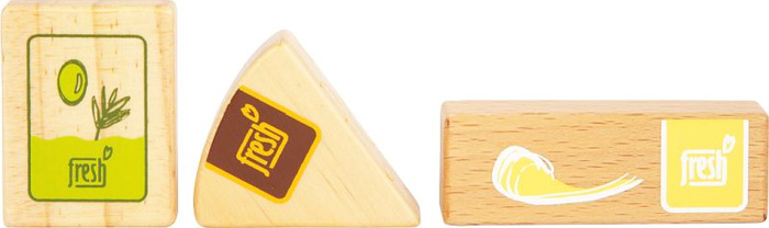 Zestaw wege produktów spożywczych z drewna Small Foot