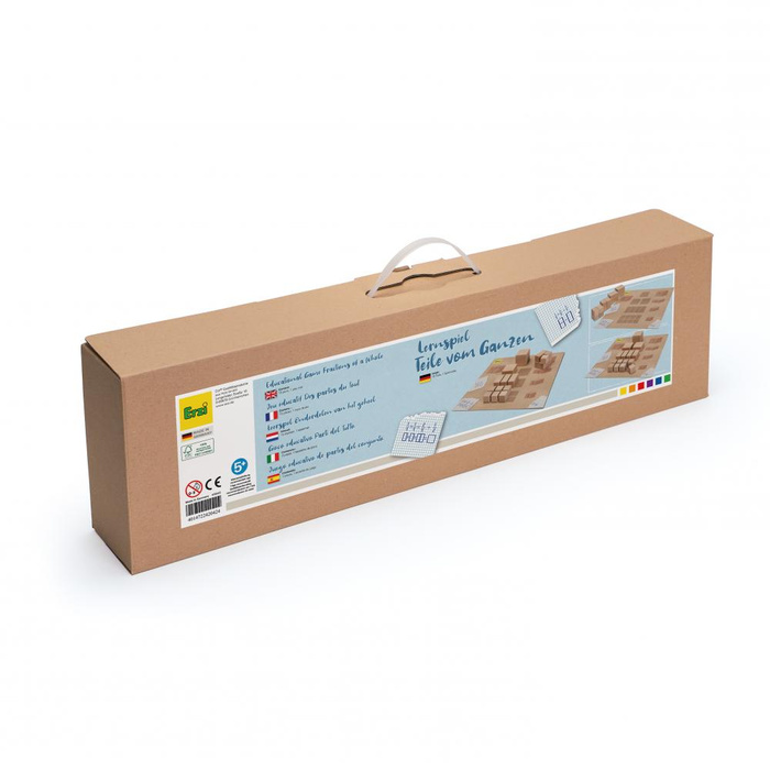 Drewniana Gra dla dzieci do nauki dzielenia i ułamków Erzi