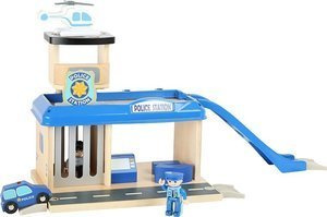Posterunek policji z akcesoriami do kolejki Small Foot World