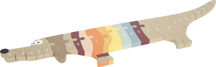 Drewniane puzzle Alfabet jamnik Small Foot