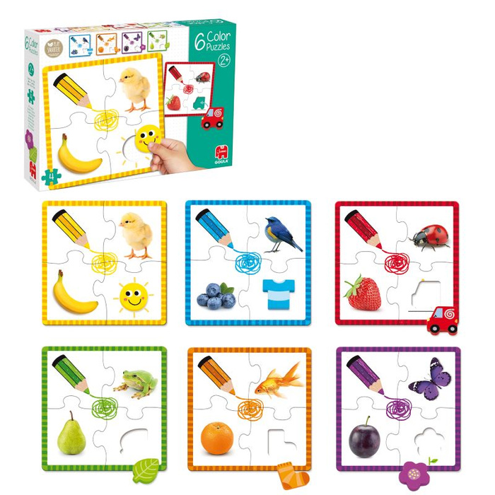 Puzzle dla dzieci Kolory Goula
