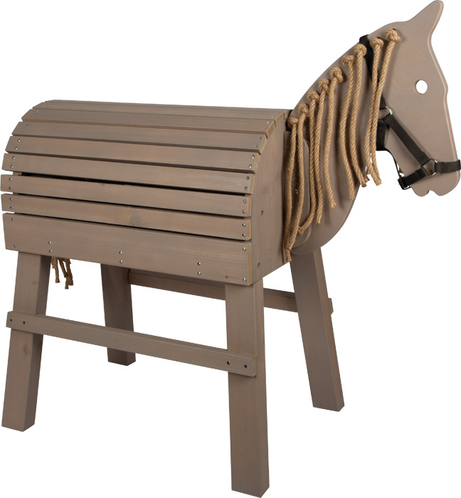 Duży szary koń dla dzieci do zabawy w domu i plenerze Small Foot