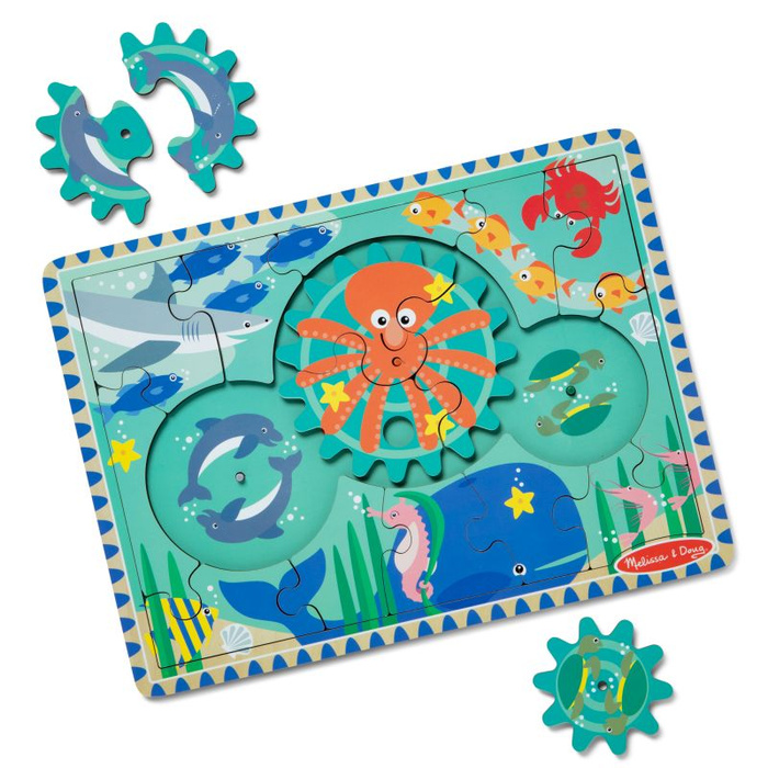 Puzzle z zębatkami Podwodny świat Melisa & Doug
