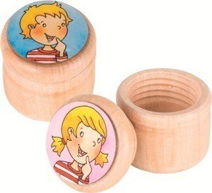 Pudełko na pierwszy ząbek, dziewczynka i chłopiec