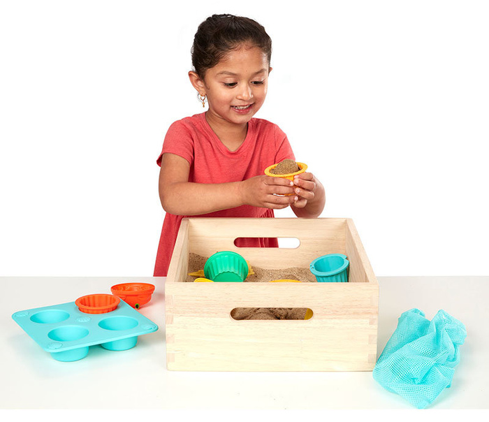 Foremki do piasku, wody zabawa na plaży babeczki Melissa and Doug