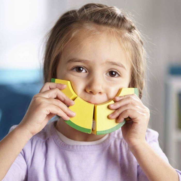 Drewniany zestaw do krojenia owoców Cutting Fruit 8 el Melissa & Doug
