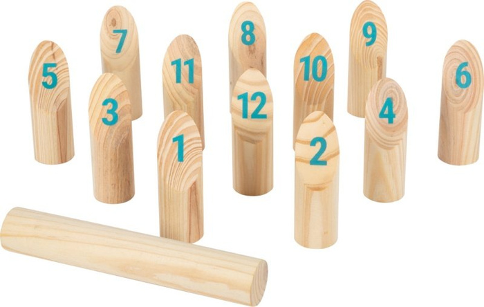 Gra Kubb z liczbami Active Small Foot
