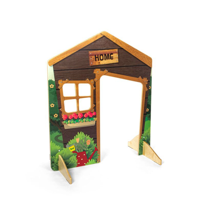 Domek drewniany element sceniczny Erzi