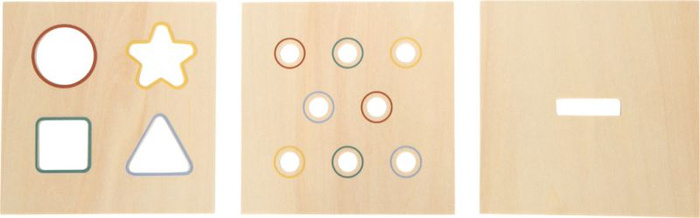 Drewniany sorter kształtów i kolorów Montessori Small Foot