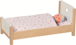 Drewniane Łóżeczko dla lalek Serduszko Goki