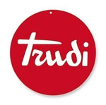Logo z kartonu Trudi