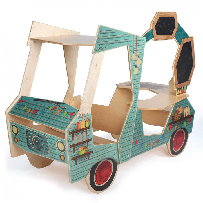 Drewniany Food Truck dla dzieci Erzi