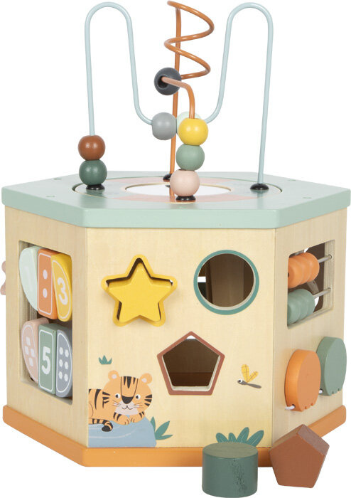 Kostka umiejętności motorycznych 7 stron Safari Small Foot