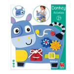 Duża mobilna drewniana tablica manipulacyjna Osiołek Goula