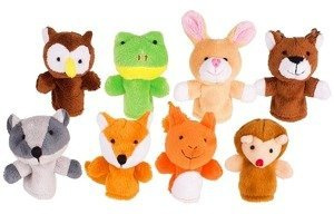 Pacynki na palec Zwierzęta leśne Goki