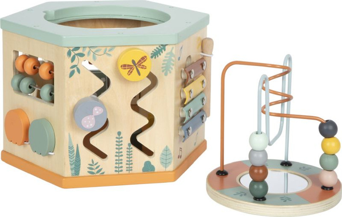 Kostka umiejętności motorycznych 7 stron Safari Small Foot