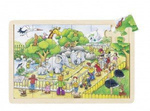 Puzzle, wizyta w zoo, 24 el. 