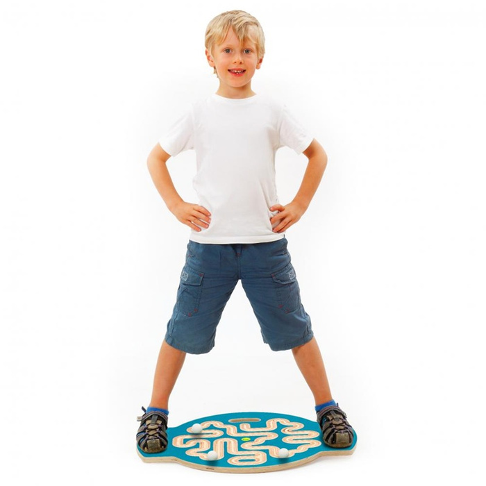 Drewniany Dysk do balansowania z labiryntem Erzi