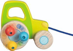 Zabawka na sznurku Traktor Goki