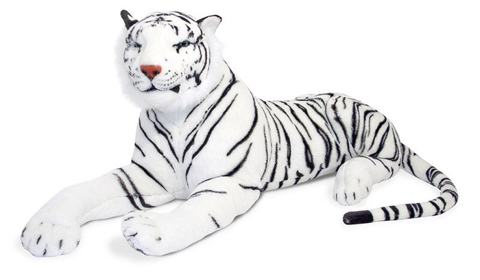 Duża maskotka Biały Tygrys Melissa and Doug 