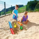 Tor kulkowy i wodny 2w1 drewniany Kulodrom do zabawy w domu i ogrodzie Erzi