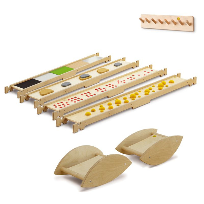 Drewniany tor do ćwiczenia równowagi Rocky Erzi