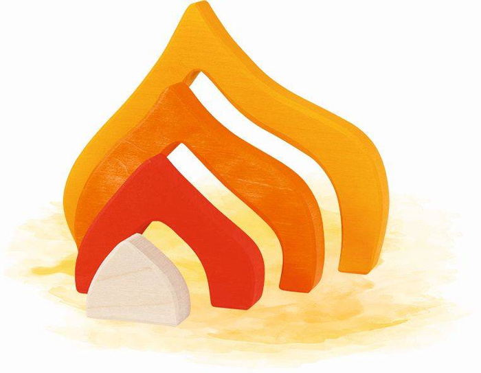 Drewniana układanka Cztery pory roku Goki