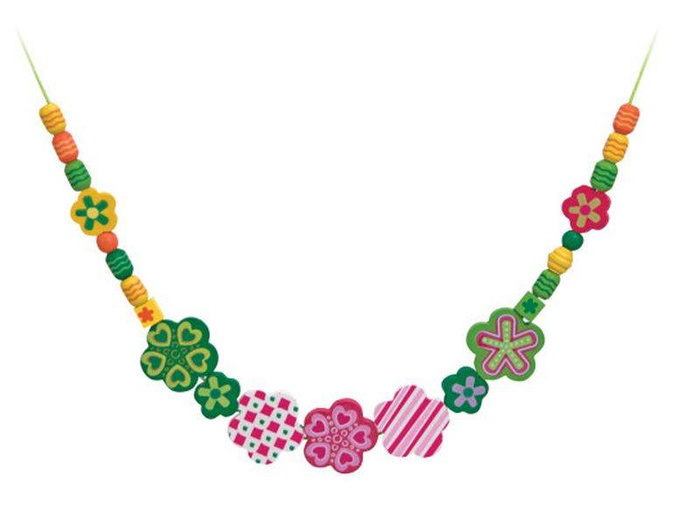 Zestaw do nawlekania i tworzenia biżuterii Kwiatki Melissa & Doug