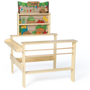 Drewniany sklep ekologiczny Erzi