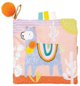 Pierwsza książeczka dziecka Przygody Lamy Manhattan Toy