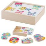 Zestaw 4 puzzli Kosmiczne Zwierzątka Sevi MRZ