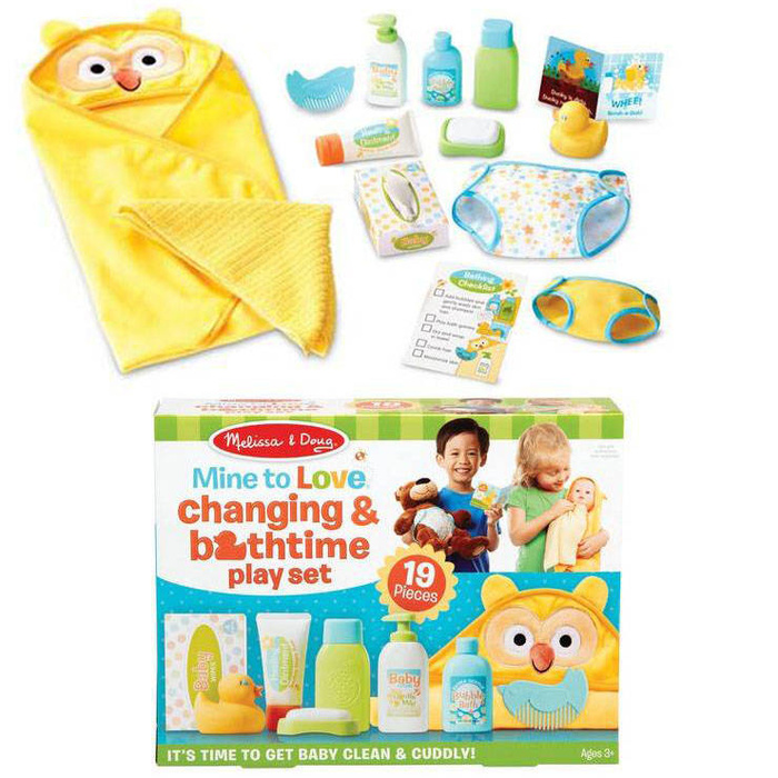 Zestaw do przebierania i kąpieli dla lalek Mine to Love Melissa & Doug 
