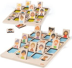 Drewniana gra Zgadnij, kim jestem Goki