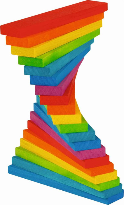 Wielokolorowe klocki konstrukcyjne Goki