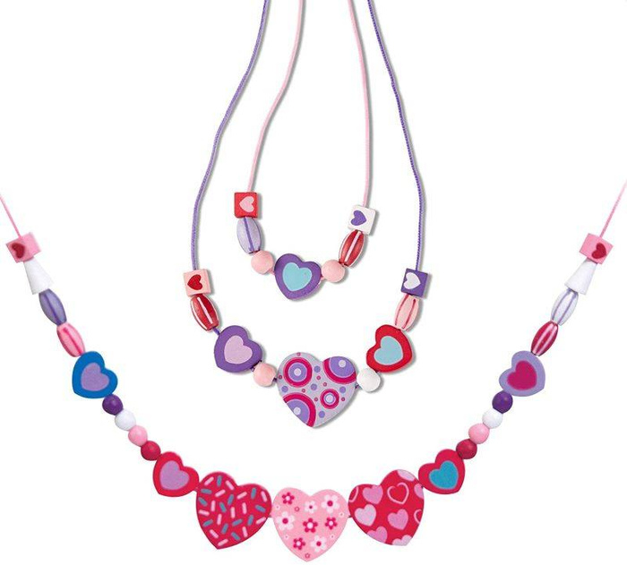 Zestaw do nawlekania i tworzenia biżuterii Serduszka Melissa & Doug